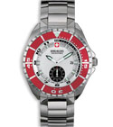 Swiss Military Hanowa Men's Red Sealander Stainless Dive Watch